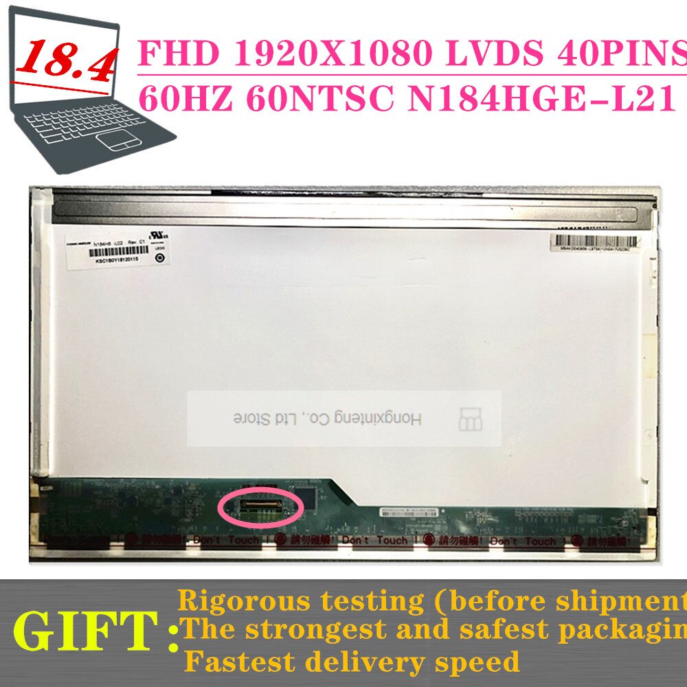 Innolux 18.4 &ġ FHD LCD ÷ ȭ г N184HGE-L11 N184H6-L01 N184H6-L02 N184H6-L04 N184HGE-L21 N184HGE-L12